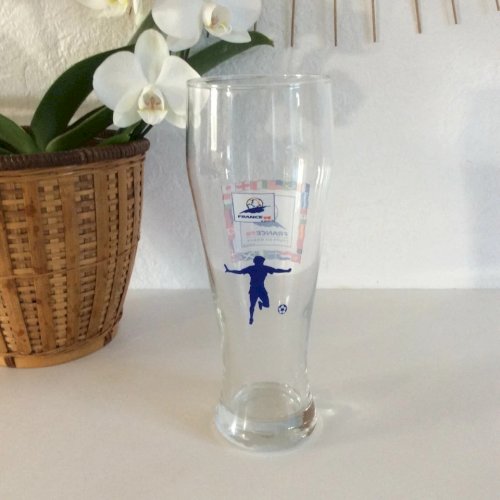 5 ⚜️ Grand Verre Coupe du Monde de Football France 98 Hauteur 22 Cm