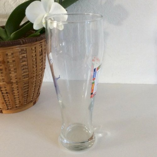 5 ⚜️ Grand Verre Coupe du Monde de Football France 98 Hauteur 22 Cm