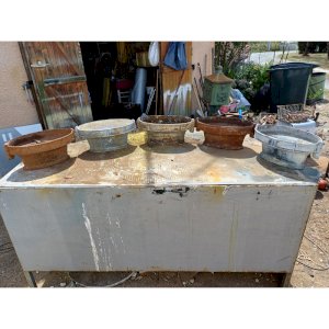 5 Jardinières en Fonte 1900 : Charleville - Mézières