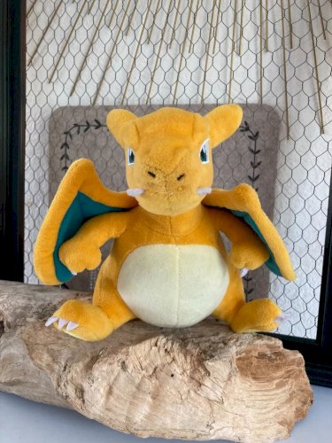 5⚜️ Peluche Doudou Dracaufeu Pokémon Hauteur 20 Cm