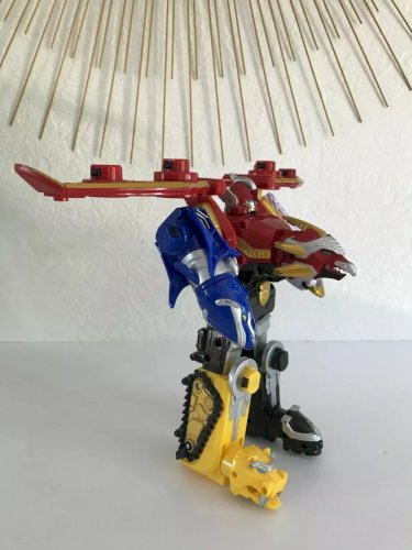 5⚜️ Robot Power Rangers Goset Great Megazord Deluxe Hauteur 23 Cm