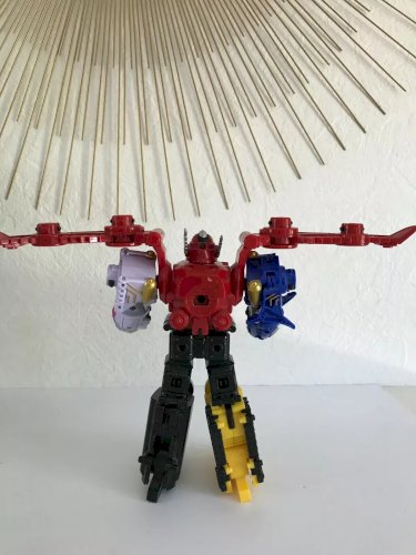 5⚜️ Robot Power Rangers Goset Great Megazord Deluxe Hauteur 23 Cm