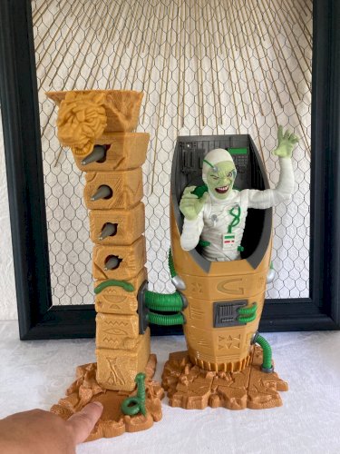 525 ⚜️ Action Man Pyramid Mission Année 2002 Hasbro Hauteur 32 Cm