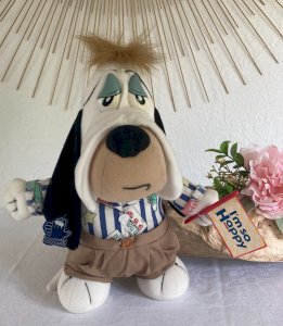 525⚜️ Ancienne Peluche Doudou Vintage Droopy Le Chien Applause Hauteur 30 Cm