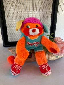 525⚜️Old Plush Toy Doudou Popples Basketball Dunker Vintage