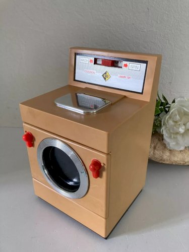 6⚜️ Ancien Jouet Machine à Laver Enfant Casdon Électrique Fonctionne