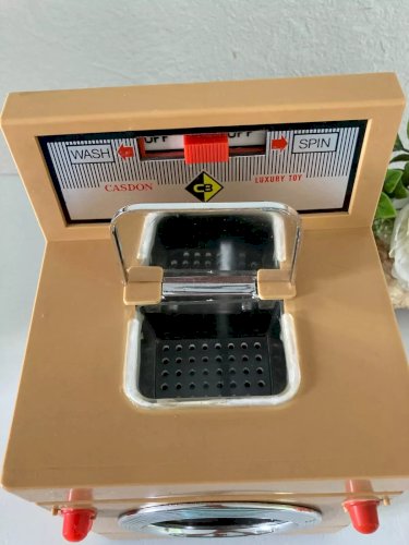6⚜️ Ancien Jouet Machine à Laver Enfant Casdon Électrique Fonctionne
