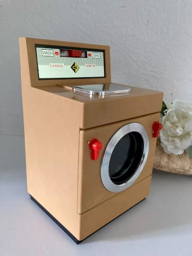 6⚜️ Ancien Jouet Machine à Laver Enfant Casdon Électrique Fonctionne