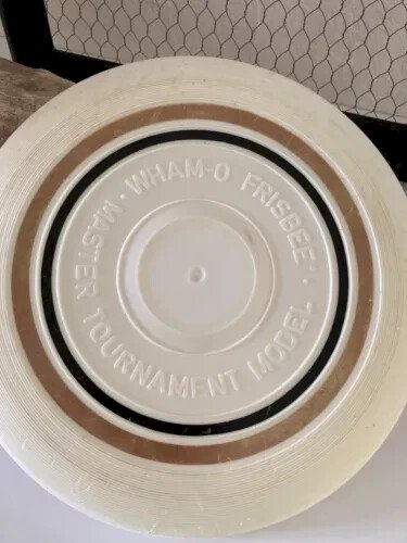 6⚜️ Ancien Wham-o Frisbee Master Tournament Model Vintage Ø 27 Cm