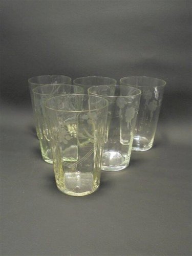 6 anciens verres