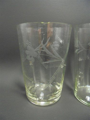 6 anciens verres