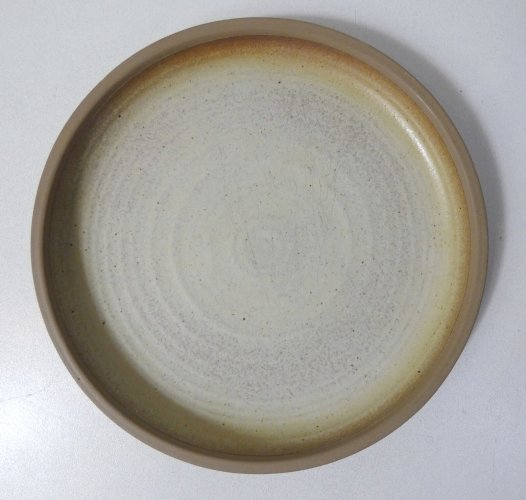 6 assiettes à dessert en grès vintage