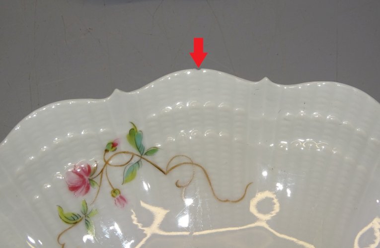 -6 ASSIETTES A DESSERT  PORCELAINE DE LIMOGES GIRAUD déco TABLE de FETES   D