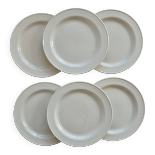 6 assiettes à dessert vintage porcelaine Steelite – Made in England