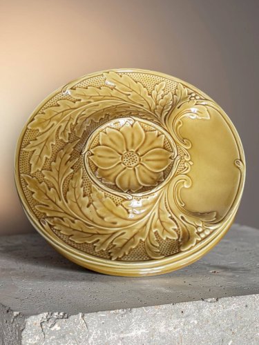 6 assiettes artichaut Barbotine Gien