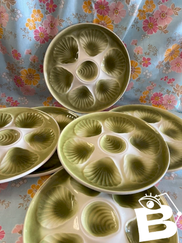 6 assiettes coquillage moulin des loups