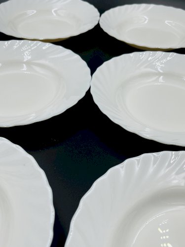 6 Assiettes Creuses Arcopal Trianon