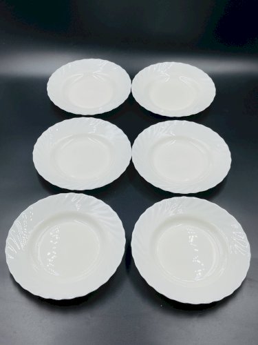 6 Assiettes Creuses Arcopal Trianon
