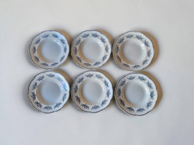 6 deep plates Badonviller Richelieu model