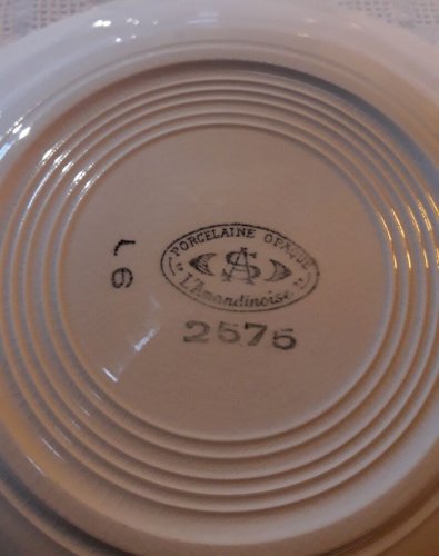 6 assiettes creuses L’Amandinoise (374-2)