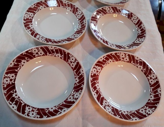 6 assiettes creuses L’Amandinoise (374-2)