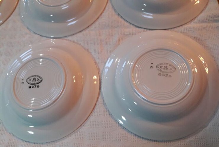 6 assiettes creuses L’Amandinoise (374-3)