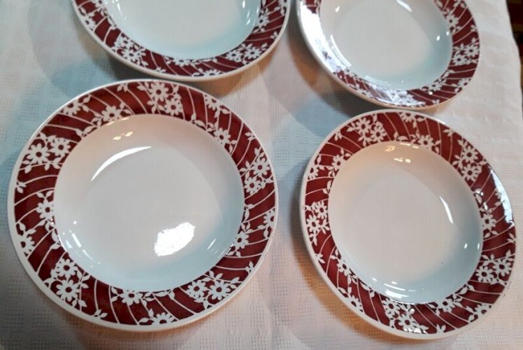 6 assiettes creuses L’Amandinoise (374-1)