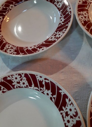 6 assiettes creuses L’Amandinoise (374-3)