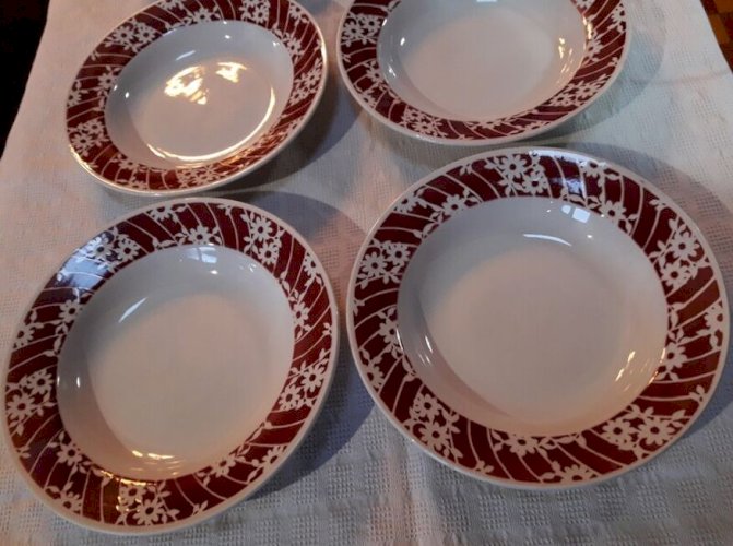 6 assiettes creuses L’Amandinoise (374-3)