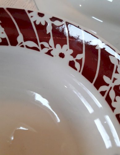 6 assiettes creuses L’Amandinoise (374-1)