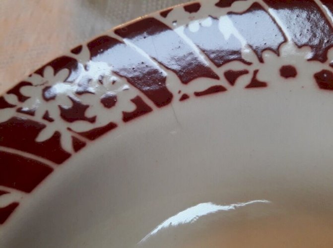 6 assiettes creuses L’Amandinoise (374-2)