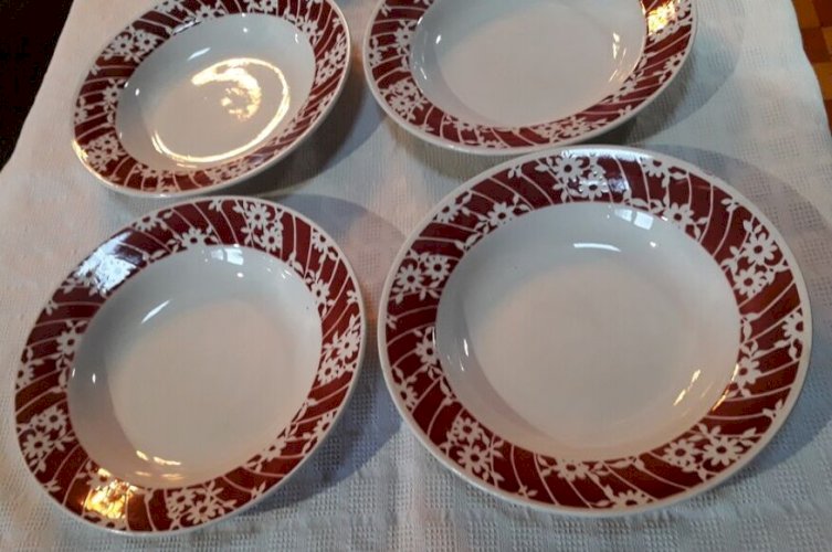 6 assiettes creuses L’Amandinoise (374-2)