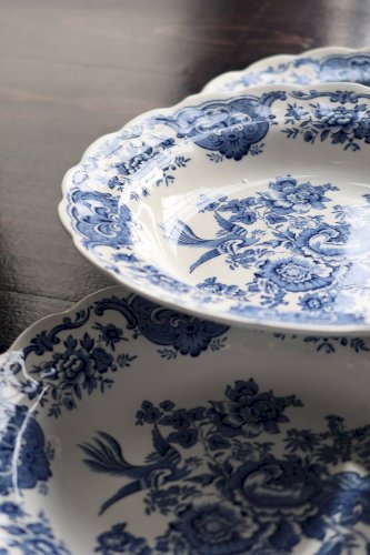 6 assiettes creuses vintage Ridgway modèle “Windsor”