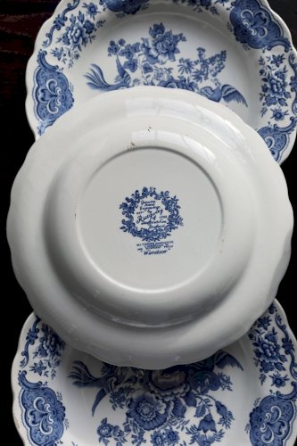 6 assiettes creuses vintage Ridgway modèle “Windsor”