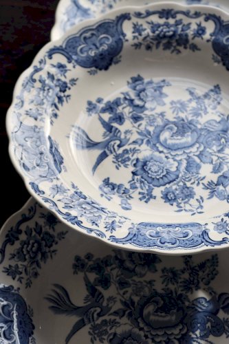 6 assiettes creuses vintage Ridgway modèle “Windsor”