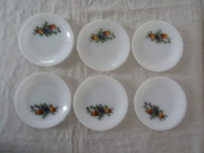  6 ASSIETTES  FRUITS DE FRANCE  dessert ARCOPAL 248102