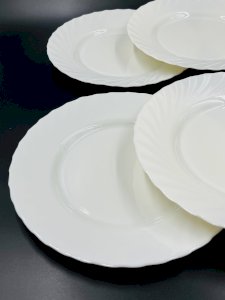 6 Assiettes Plates Arcopal Trianon