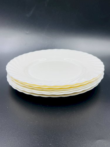 6 Assiettes Plates Arcopal Trianon