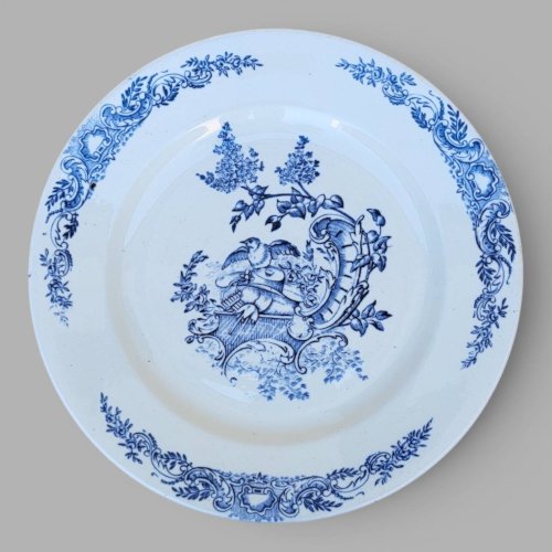 6 assiettes plates Clairefontaine modèle Louis XV