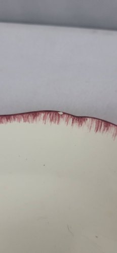 6 assiettes plates en faïence de Gien modèle Lorraine