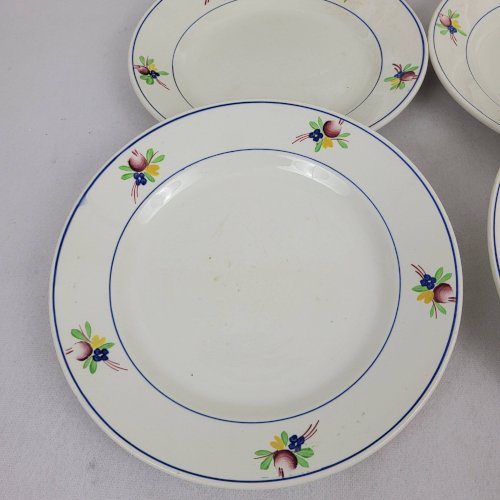 6 assiettes plates Gien / Nice