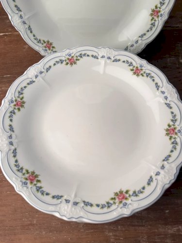 6 assiettes plates Hutschenreuther modèle Isabelle