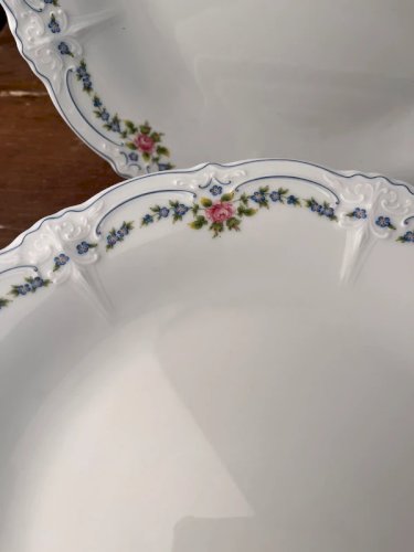 6 assiettes plates Hutschenreuther modèle Isabelle