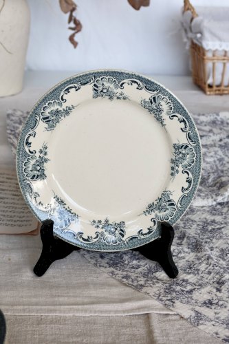 6 assiettes plates Moulin des Loups Lavallière