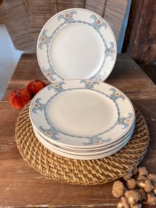 6 assiettes plates Saint-Amand Saint Amandinoise