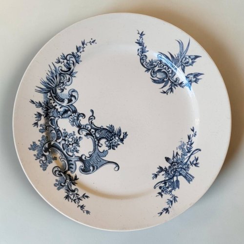 6 assiettes plates Terre de Fer BFK modèle Régent