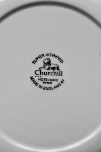 6 assiettes plates vintage porcelaine anglaise Churchill