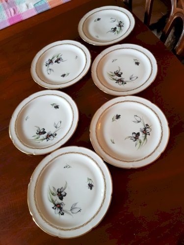 6 assiettes plates