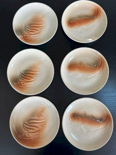 6 assiettes Saint Amand