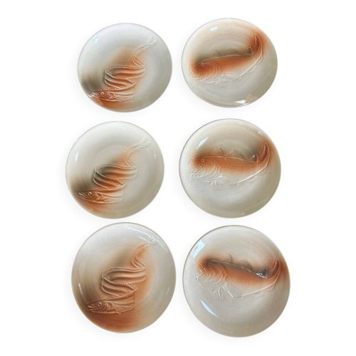 6 assiettes Saint Amand